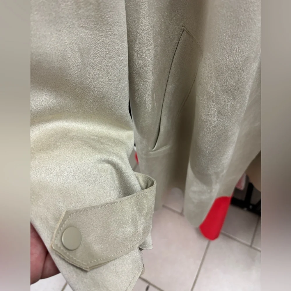 Pull&Bear Tan Trench Coat Classic Tailored Design - Picture 3 of 7